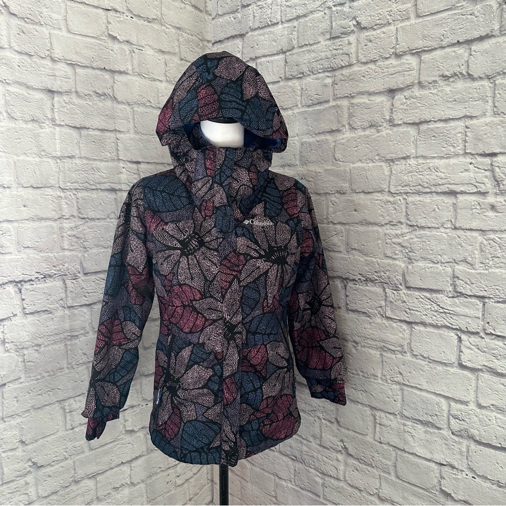 Columbia insulated rain youth  girls jacket